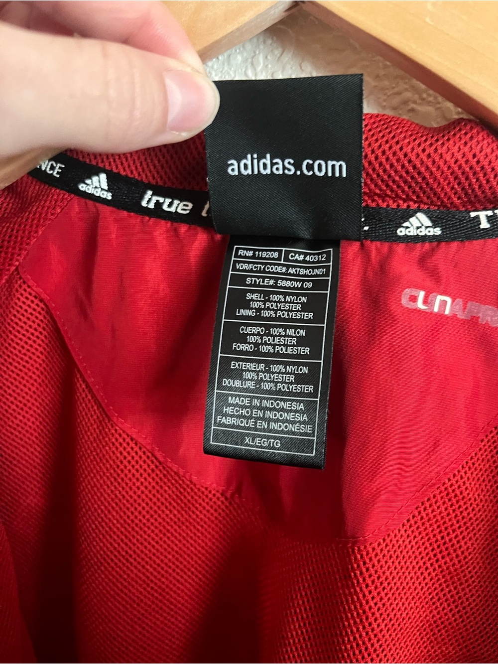 Adidas Nebraska Cornhusker Women’s Windbreaker - Picture 7 of 11